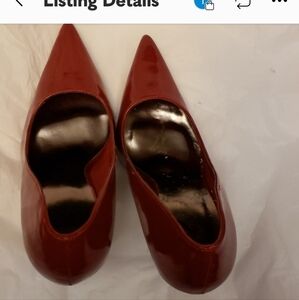 It's OK Elegant Red Women's High Heels Shoes Size 9 1/2 W